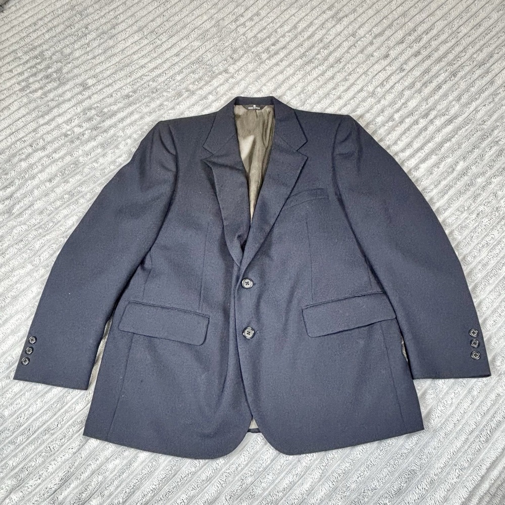 Chaps By Ralph Lauren Men's Suit Jacket Blazer 2 Button, Navy,